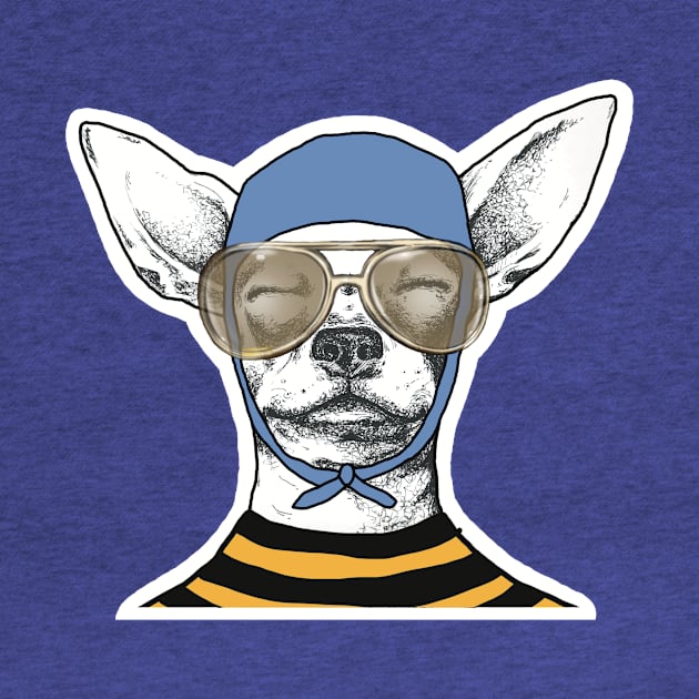 The funky chihuahua 01 by DakiPukiTeeStudio